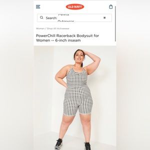 XXL Checkered Romper/Bodysuit